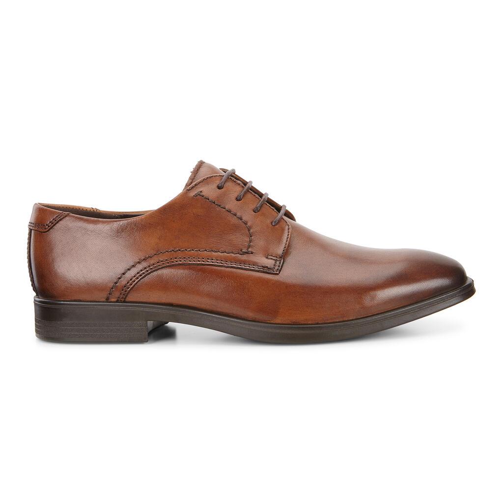 Chaussure Habillée Ecco Melbourne Tie Homme Marron 5897-CAIZJ